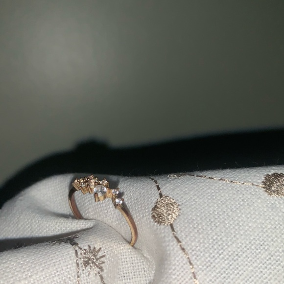(2for$30)Zircon Rose Gold Ring Size 9 - Picture 2 of 8